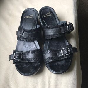 Dansko black sandals